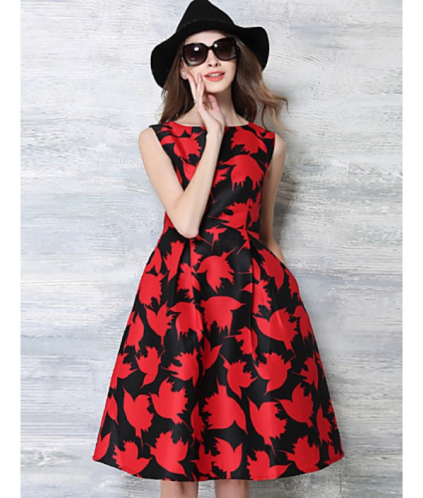  Women‘s Vintage Going out / Party/ Sophisticated Swing Pin up Dress